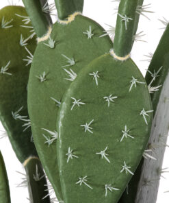 Alternative view of GloboStar® Artificial Garden OPUNTIA FICUS-INDICA CACTUS 20097 Τεχνητό Διακοσμητικό Φυτό Κάκτος Φραγκοσυκιά Υ72cm