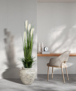 GloboStar® Artificial Garden PAMPAS GRASS 20106 Τεχνητό Διακοσμητικό Φυτό Γρασίδι της Πάμπας Υ150cm 9 20106 20722