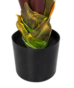 GloboStar® Artificial Garden BLOODY BANANA TREE 20118 - Τεχνητό Διακοσμητικό Φυτό Αιματόφυλλη Μπανανιά - Μπανανόδεντρο Υ190cm