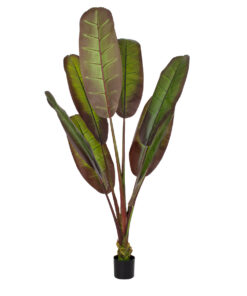 GloboStar® GloboStar® Artificial Garden BLOODY BANANA TREE 20119 - Τεχνητό Διακοσμητικό Φυτό Αιματόφυλλη Μπανανιά - Μπανανόδεντρο Υ220cm