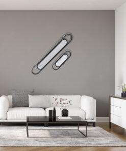 GLOBOSTAR® IGOR 61218 Μοντέρνο Φωτιστικό Οροφής LED 48W 5760lm 210° AC 220-240V IP20 Ρυθμιζόμενο Λευκό CCT με On/Off 2700K/4500K/6000K - Lumileds SMD Chip - Μαύρο Ματ - Μ81 x Π13 x Υ4.5cm - 3 Χρόνια Εγγύηση 22 20119c post 204