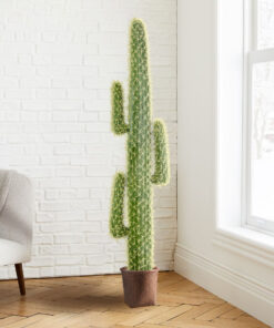 GloboStar® Artificial Garden SKIATHOS 20347 Διακοσμητικό Ψάθινο Καλάθι - Κασπώ Γλάστρα - Flower Pot Καφέ Φ30cm x Υ30cm 17 20133 20347 1