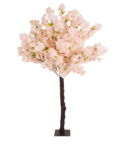 GloboStar® GloboStar® Artificial Garden SALMON CHERRY BLOSSOM TREE 20139 Τεχνητό Διακοσμητικό Δέντρο Σομόν Κερασιά Υ160cm