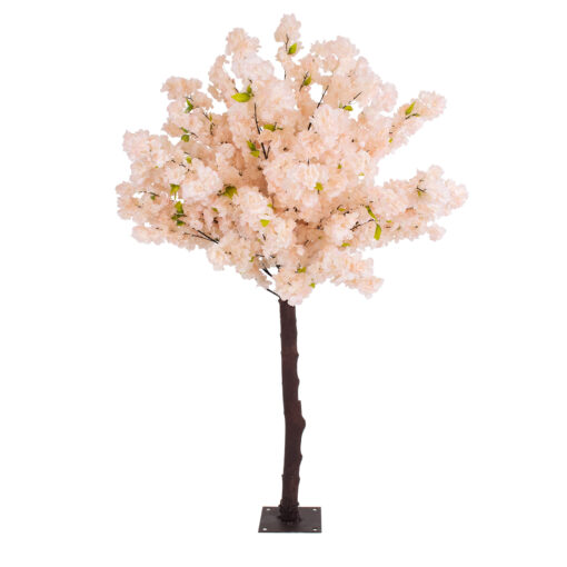 GloboStar® GloboStar® Artificial Garden SALMON CHERRY BLOSSOM TREE 20139 Τεχνητό Διακοσμητικό Δέντρο Σομόν Κερασιά Υ160cm
