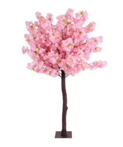 GloboStar® GloboStar® Artificial Garden PINK CHERRY BLOSSOM TREE 20140 Τεχνητό Διακοσμητικό Δέντρο Ροζ Κερασιά Υ160cm