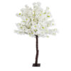 GloboStar® GloboStar® Artificial Garden BIANCA CHERRY BLOSSOM TREE 20141 Τεχνητό Διακοσμητικό Δέντρο Λευκή Κερασιά Υ160cm