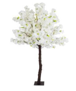 GloboStar® GloboStar® Artificial Garden BIANCA CHERRY BLOSSOM TREE 20141 Τεχνητό Διακοσμητικό Δέντρο Λευκή Κερασιά Υ160cm