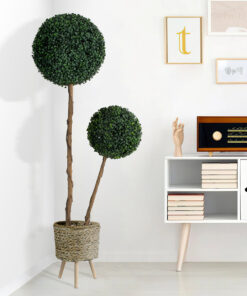 GloboStar® Artificial Garden BUXUS 20142 Τεχνητό Διακοσμητικό Φυτό Πυξός Υ120cm 11 20142 20296