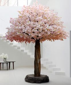 GloboStar® Artificial Garden CHERRY PRUNUS BLOSSOM TREE 20167 Τεχνητό Διακοσμητικό Δέντρο Άνθος Κερασιάς Προύμνη Υ400cm 10 20167