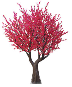 GloboStar® GloboStar® Artificial Garden PEACH BLOSSOM TREE 20168 Τεχνητό Διακοσμητικό Δέντρο Ανθισμένη Ροδακινιά Υ300cm