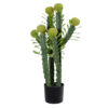 GloboStar® GloboStar® Artificial Garden CEREUS JAMACARU CACTUS 20192 Τεχνητό Διακοσμητικό Φυτό Κάκτος Κηρίος Υ80cm