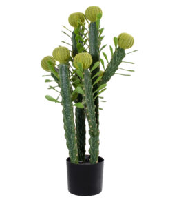 GloboStar® GloboStar® Artificial Garden CEREUS JAMACARU CACTUS 20192 Τεχνητό Διακοσμητικό Φυτό Κάκτος Κηρίος Υ80cm