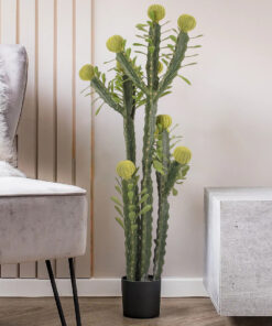 GloboStar® Artificial Garden CEREUS JAMACARU CACTUS 20193 Τεχνητό Διακοσμητικό Φυτό Κάκτος Κηρίος Υ120cm 15 20193
