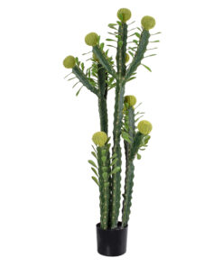 GloboStar® GloboStar® Artificial Garden CEREUS JAMACARU CACTUS 20193 Τεχνητό Διακοσμητικό Φυτό Κάκτος Κηρίος Υ120cm