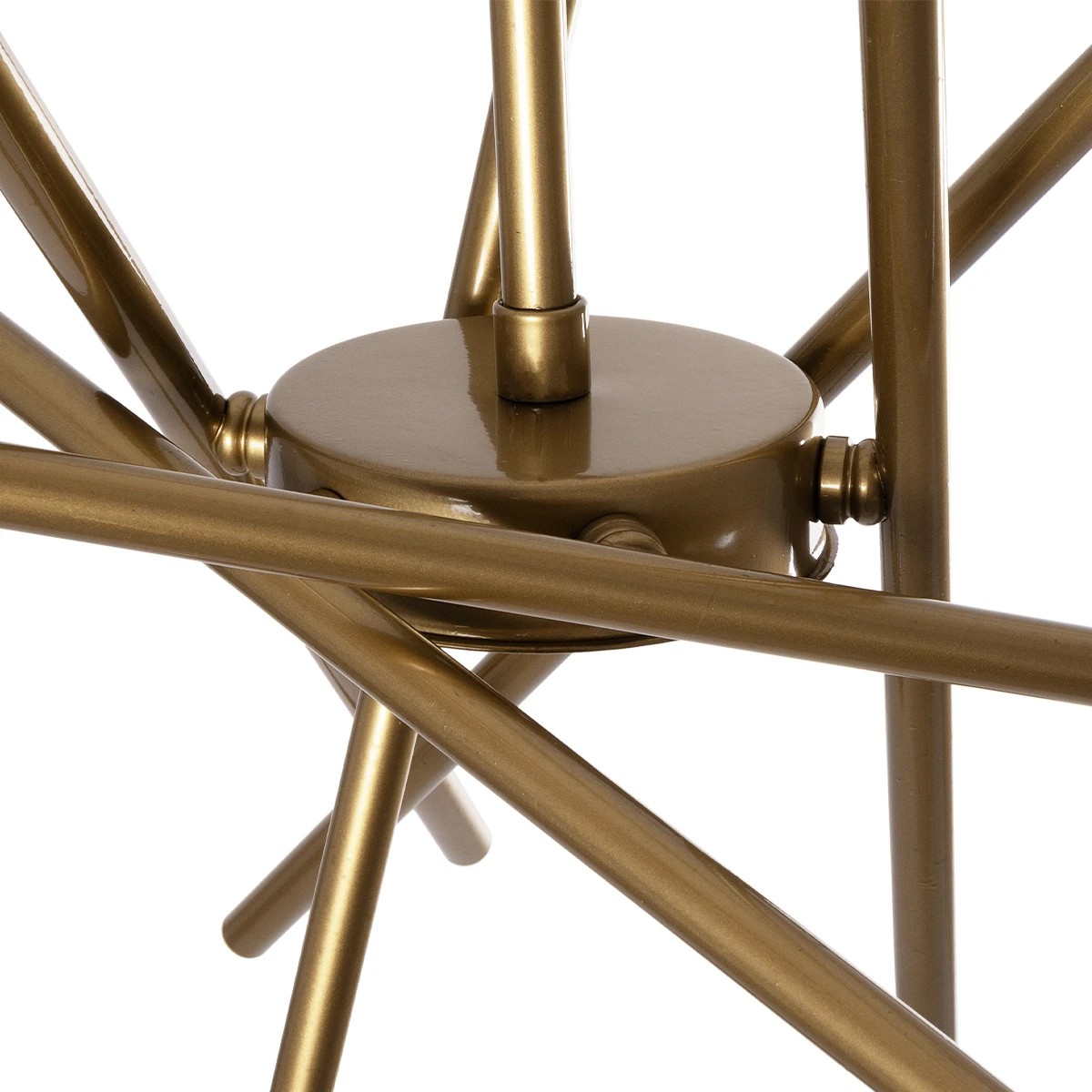 GLOBOSTAR® SUNFY 201-0033 Μοντέρνο Κρεμαστό Φωτιστικό Οροφής με Ντουί 6 x E27 AC 220-240V IP20 - Χρυσό - Μ57 x Π57 x Υ85cm 8 GLOBOSTAR® SUNFY 201-0033 Μοντέρνο Κρεμαστό Φωτιστικό Οροφής με Ντουί 6 x E27 AC 220-240V IP20 - Χρυσό - Μ57 x Π57 x Υ85cm - Image 7