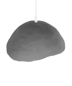 GLOBOSTAR® CONCRETE 201-0047 Μοντέρνο Κρεμαστό Φωτιστικό Οροφής με Ντουί 1 x E27 AC 220-240V IP20 - Γκρι - Μ31 x Π29 x Υ16cm 16 201 0047 06