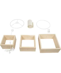 GloboStar® LUMO 201-0071 Μοντέρνο Επιδαπέδιο Φωτιστικό Μονόφωτο 1 x E27 IP20 Μπεζ Ξύλο με Μπεζ Ύφασμα - Μ37 x Π36 x Υ136cm 16 201 0071 8