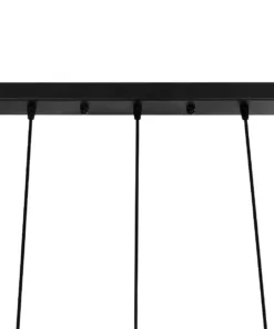 GLOBOSTAR® GLIND 201-0082 Vintage Κρεμαστό Φωτιστικό Οροφής με Ντουί 3 x E27 AC 220-240V IP20 - Μαύρο - Μ55 x Π25 x Υ70cm 19 201 0082 9