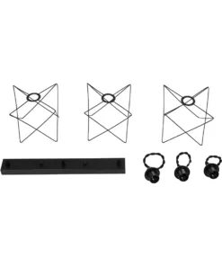 GLOBOSTAR® GLIND 201-0092 Vintage Κρεμαστό Φωτιστικό Οροφής με Ντουί 3 x E27 AC 220-240V IP20 - Μαύρο - Μ67 x Π24 x Υ55cm 16 201 0092 9