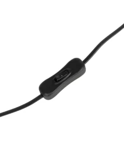 GloboStar® ZENITH 201-0094 Vintage Επιτραπέζιο Φωτιστικό Μπάλα Μονόφωτο 1 x E27 IP20 Μαύρο Μέταλλο με Μελί Γυαλί - Μ15 x Π15 x Υ40cm 14 201 0094 7