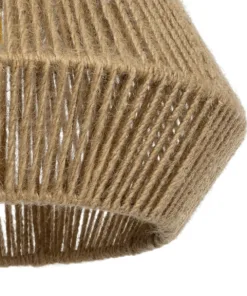 GLOBOSTAR® GLARO 201-0112 Vintage Κρεμαστό Φωτιστικό Οροφής με Ντουί 1 x E27 AC 220-240V IP20 - Μπεζ & Μαύρο - Μ32 x Π32 x Υ30cm 17 201 0112 7