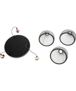 GLOBOSTAR® FLICKA 201-0113 Vintage Κρεμαστό Φωτιστικό Οροφής με Ντουί 3 x E27 AC 220-240V IP20 - Μαύρο & Χάλκινο - Μ55 x Π55 x Υ65cm 16 201 0113 8