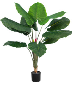 GloboStar® GloboStar® Artificial Garden TARO 20216 Τεχνητό Διακοσμητικό Φυτό Κολοκασία Υ140cm