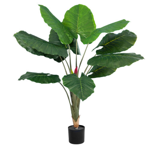 GloboStar® GloboStar® Artificial Garden TARO 20216 Τεχνητό Διακοσμητικό Φυτό Κολοκασία Υ140cm