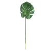 GloboStar® GloboStar® Artificial Garden MONSTERA LEAF 20222 - Τεχνητό Διακοσμητικό Φύλο Μονστέρας Π28 x Υ83cm