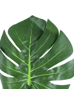 Alternative view of GloboStar® Artificial Garden MONSTERA LEAF 20222 - Τεχνητό Διακοσμητικό Φύλο Μονστέρας Π28 x Υ83cm