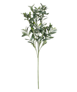 GloboStar® GloboStar® Artificial Garden OLIVE TREE BRANCH 20234 Τεχνητό Διακοσμητικό Κλαδί Ελιάς Π30 x Υ65cm