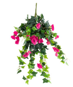 GloboStar® GloboStar® Artificial Garden BOUGAINVILLEA HANGING BRANCH 20240 Τεχνητό Διακοσμητικό Κρεμαστό Φυτό Μπουκαμβίλια Υ60cm