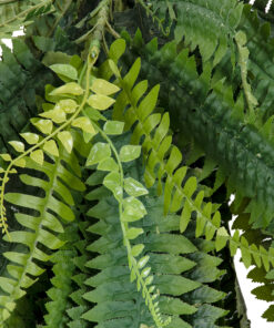 Alternative view of GloboStar® Artificial Garden FERN HANGING BRANCH 20247 Τεχνητό Διακοσμητικό Κρεμαστό Φυτό Φτέρη Υ120cm