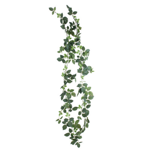 GloboStar® GloboStar® Artificial Garden ROSE IVY HANGING BRANCH 20249 Τεχνητό Διακοσμητικό Κρεμαστό Φυτό Ρίζα - Κισσός Υ130cm