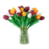 GloboStar® GloboStar® Artificial Garden TULIP BOUQUET 20256 Τεχνητό Διακοσμητικό Μπουκέτο με Τουλίπες Υ42cm