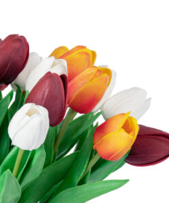 Alternative view of GloboStar® Artificial Garden TULIP BOUQUET 20256 Τεχνητό Διακοσμητικό Μπουκέτο με Τουλίπες Υ42cm