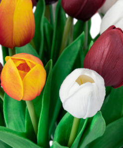 GloboStar® Artificial Garden TULIP BOUQUET 20256 Τεχνητό Διακοσμητικό Μπουκέτο με Τουλίπες Υ42cm 10 20256 4