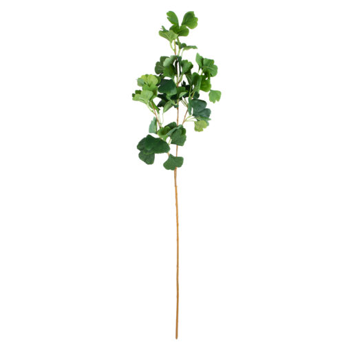 GloboStar® GloboStar® Artificial Garden GINKGO BRANCH 20259 Τεχνητό Διακοσμητικό Κλαδί Γκίγκο Π22 x Υ80cm