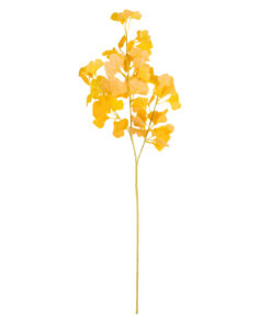 GloboStar® GloboStar® Artificial Garden GINKGO BRANCH 20260 Τεχνητό Διακοσμητικό Κλαδί Γκίγκο Π22 x Υ80cm