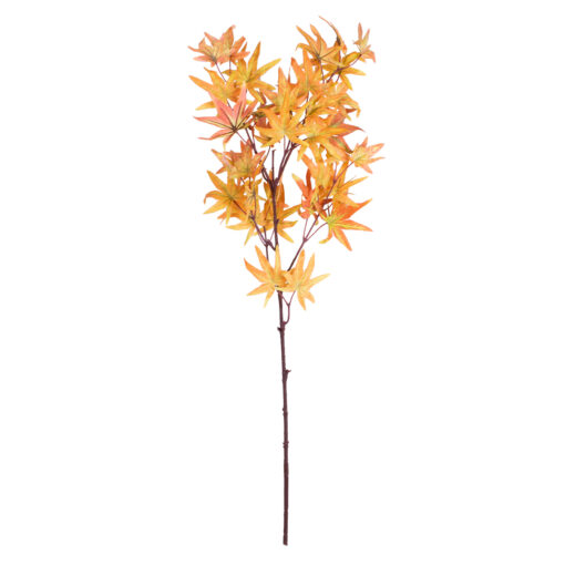 GloboStar® GloboStar® Artificial Garden MAPLE BRANCH 20264 Τεχνητό Διακοσμητικό Κλαδί Σφένδαμου Π25 x Υ90cm