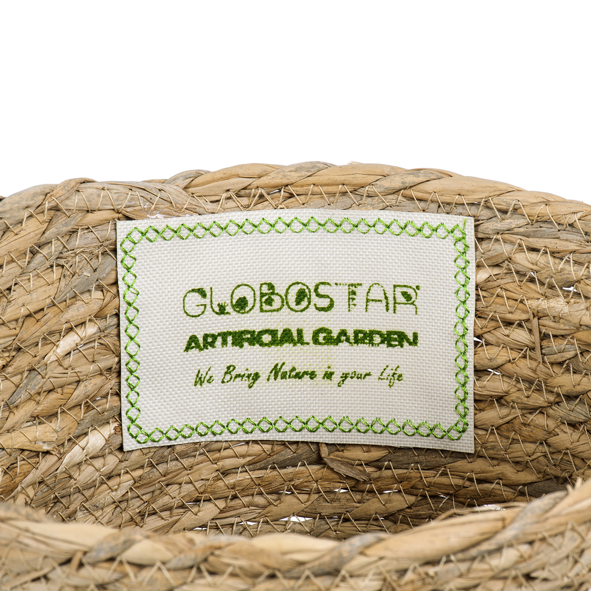 GloboStar® Artificial Garden SANTORINI 20284 Διακοσμητικό Πλεκτό Καλάθι - Κασπώ Γλάστρα - Flower Pot Μπεζ με Μακραμέ Φ20cm x Υ20cm 7 GloboStar® Artificial Garden SANTORINI 20284 Διακοσμητικό Πλεκτό Καλάθι - Κασπώ Γλάστρα - Flower Pot Μπεζ με Μακραμέ Φ20cm x Υ20cm - Image 5