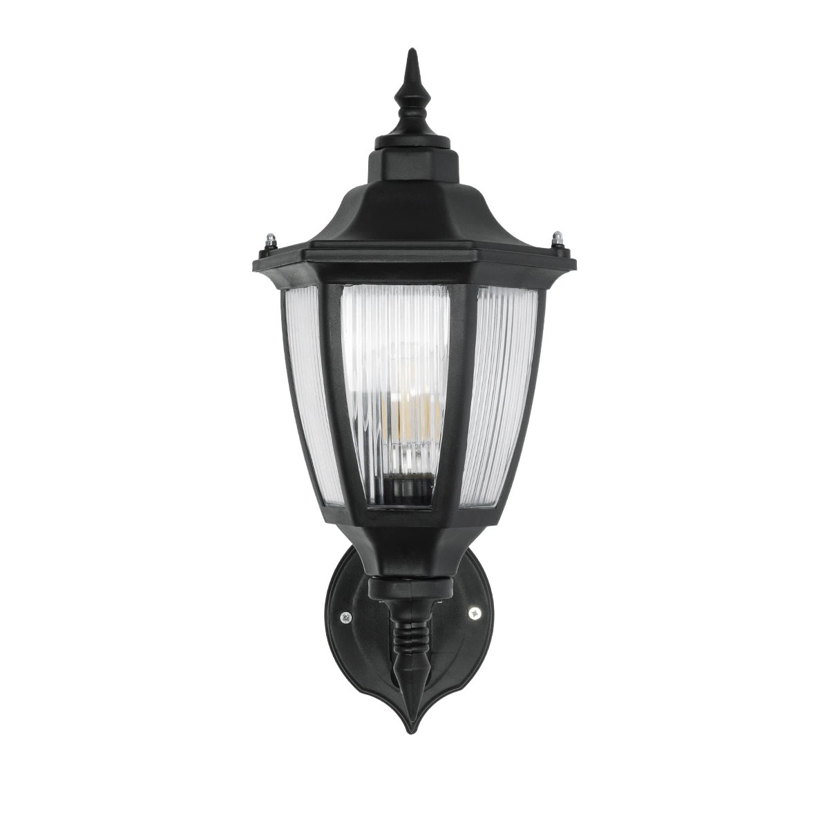 GloboStar® ENGLAND 202-0011 Vintage Επιτοίχιο Φωτιστικό Φαναράκι Μονόφωτο 1 x E27 IP44 Μαύρο Πλαστικό - Μ20 x Π20 x Υ30cm 4 GloboStar® ENGLAND 202-0011 Vintage Επιτοίχιο Φωτιστικό Φαναράκι Μονόφωτο 1 x E27 IP44 Μαύρο Πλαστικό - Μ20 x Π20 x Υ30cm - Image 3