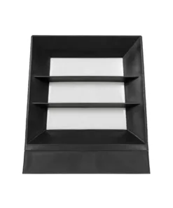 GloboStar® ENGLAND 202-0018 Μοντέρνο Επιδαπέδιο Φωτιστικό Μονόφωτο 1 x E27 IP44 Μαύρο Πλαστικό - Μ22 x Π22 x Υ27cm 12 202 0018 4