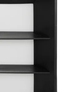 GloboStar® ENGLAND 202-0018 Μοντέρνο Επιδαπέδιο Φωτιστικό Μονόφωτο 1 x E27 IP44 Μαύρο Πλαστικό - Μ22 x Π22 x Υ27cm 15 202 0018 7