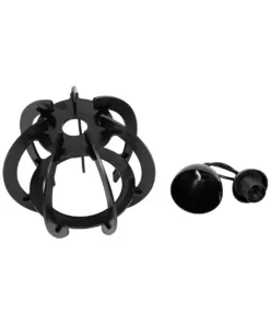 GLOBOSTAR® VIVIDUS 202-0028 Μοντέρνο Κρεμαστό Φωτιστικό Οροφής με Ντουί 1 x E27 AC 220-240V IP20 - Μαύρο - Μ30 x Π30 x Υ70cm 20 202 0028 10