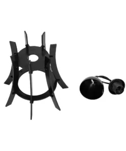 GLOBOSTAR® VIVIDUS 202-0029 Μοντέρνο Κρεμαστό Φωτιστικό Οροφής με Ντουί 1 x E27 AC 220-240V IP20 - Μαύρο - Μ30 x Π30 x Υ70cm 20 202 0029 10