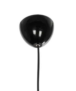 GLOBOSTAR® VIVIDUS 202-0029 Μοντέρνο Κρεμαστό Φωτιστικό Οροφής με Ντουί 1 x E27 AC 220-240V IP20 - Μαύρο - Μ30 x Π30 x Υ70cm 19 202 0029 9