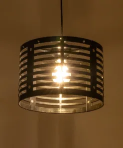 Alternative view of GLOBOSTAR® DOMINIC 202-0030 Μοντέρνο Κρεμαστό Φωτιστικό Οροφής με Ντουί 1 x E27 AC 220-240V IP20 - Μαύρο - Μ30 x Π30 x Υ70cm