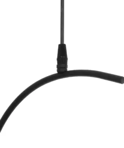 GLOBOSTAR® CITY 202-0041 Μοντέρνο Κρεμαστό Φωτιστικό Οροφής με Ντουί 3 x E27 AC 220-240V IP20 - Μαύρο, Ασημί & Διάφανο - Μ60 x Π35 x Υ50cm 18 202 0041 8