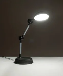 Alternative view of GloboStar® MICHEL 202-0061 Επιτραπέζιο Φωτιστικό Πορτατίφ LED 6W 540lm 120° AC220-240V IP20 Ψυχρό Λευκό 6000K Μαύρο Πλαστικό - Μ20 x Π14.5 x Υ33cm - 2 Χρόνια Εγγύηση